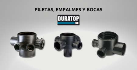 Piletas, empalmes y bocas de acceso Duratop - Anilco